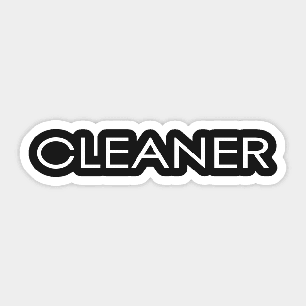 CLEANER Sticker by ciyoriy